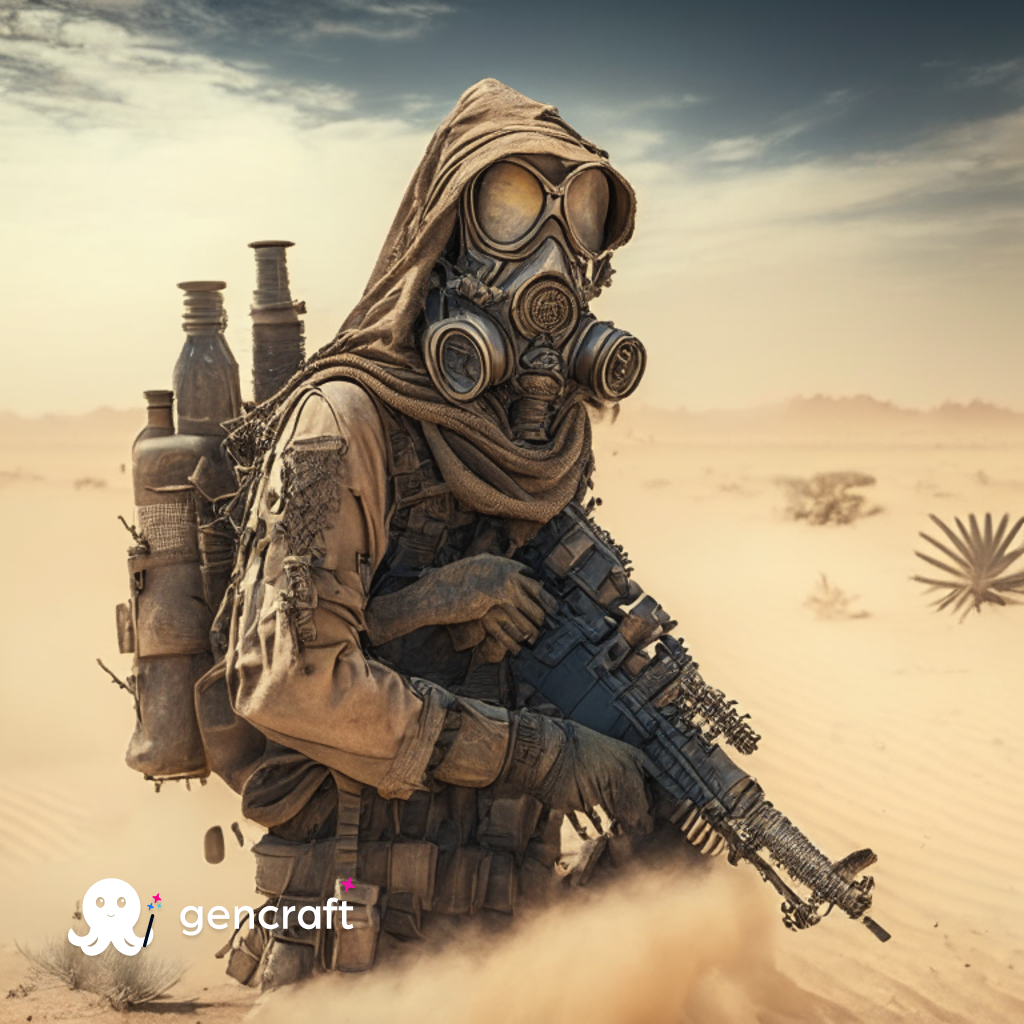 Post-apocalyptic Soldier with AR-15 rifle by marksonator on DeviantArt