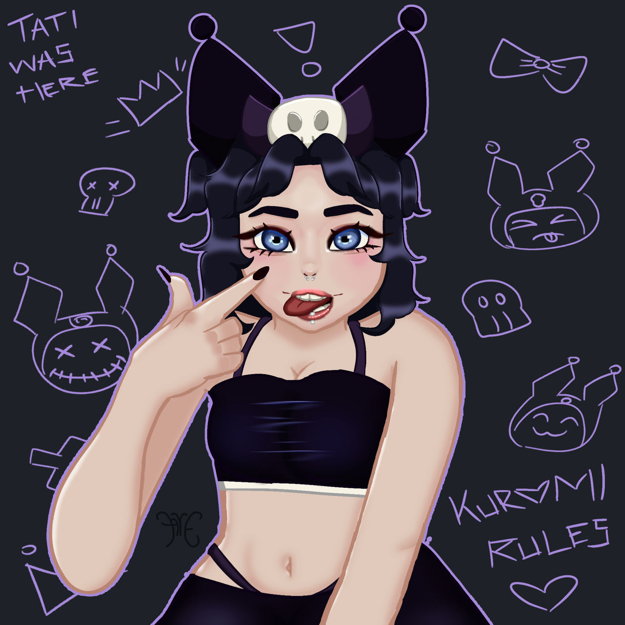 Sanrihoe: Kuromi by 0nibe on DeviantArt