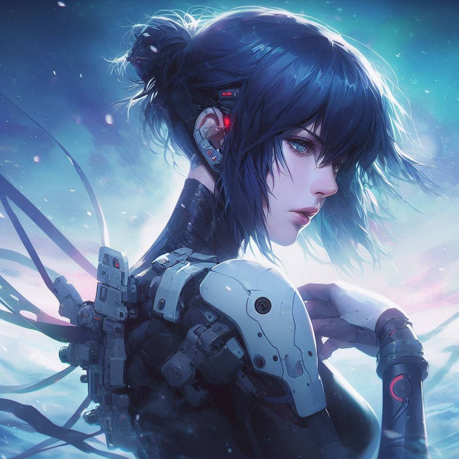 Ghost in the shell Motoko Kusanagi by Picknikker on DeviantArt
