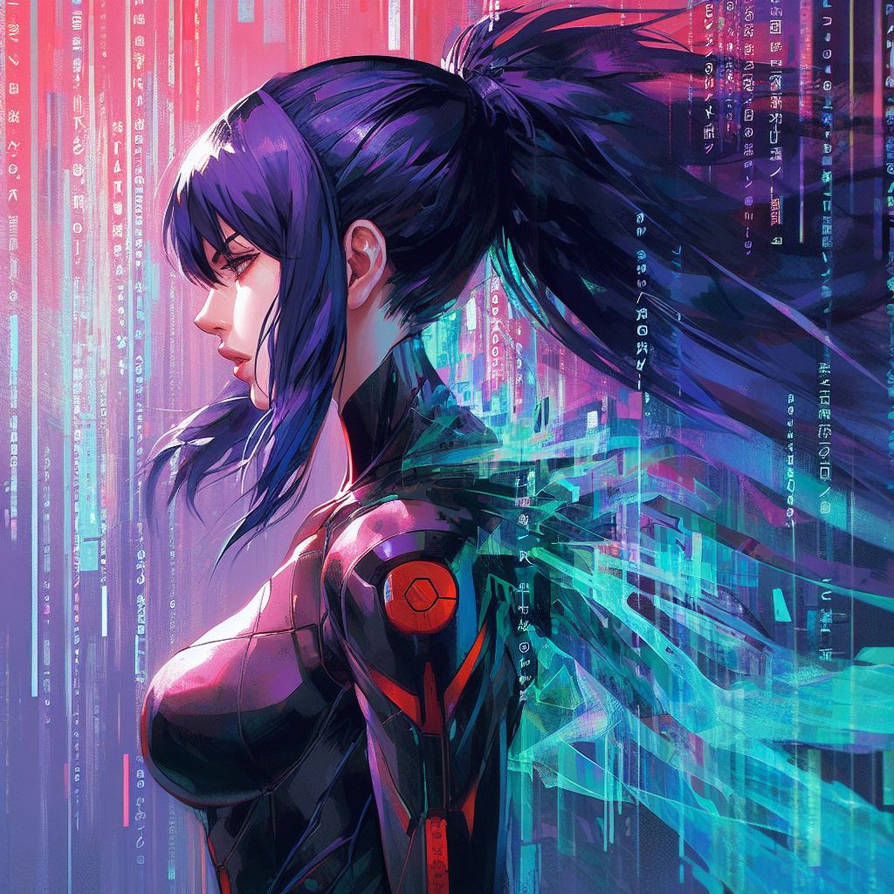 Ghost in the shell Motoko Kusanagi by Picknikker on DeviantArt