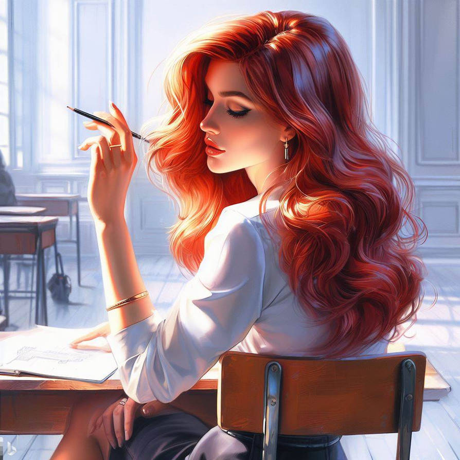red beauty at scool by Picknikker on DeviantArt