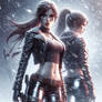 Lara Croft Snow