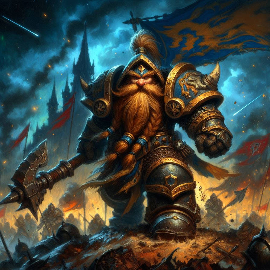 wow Dwarf by Picknikker on DeviantArt