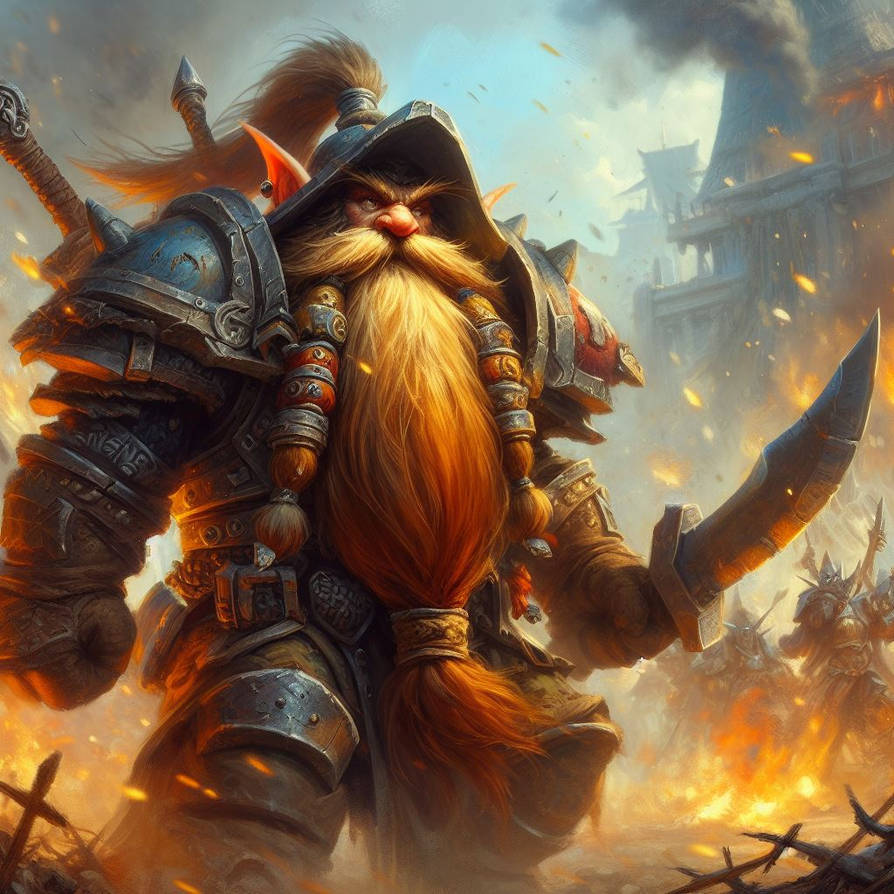 WOW Dwarf by Picknikker on DeviantArt