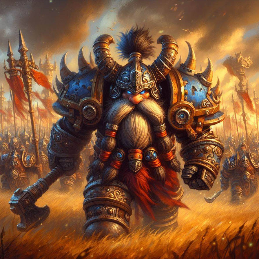 WOW Dwarf by Picknikker on DeviantArt