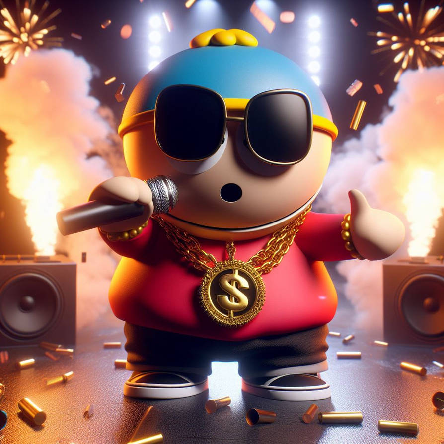 Cartman as a rapper by Picknikker on DeviantArt