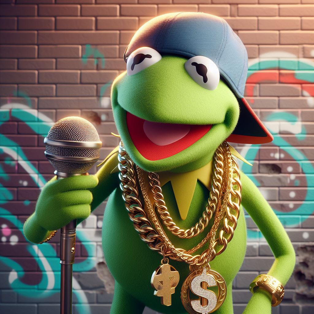 kermit the frog as a rapper by Picknikker on DeviantArt