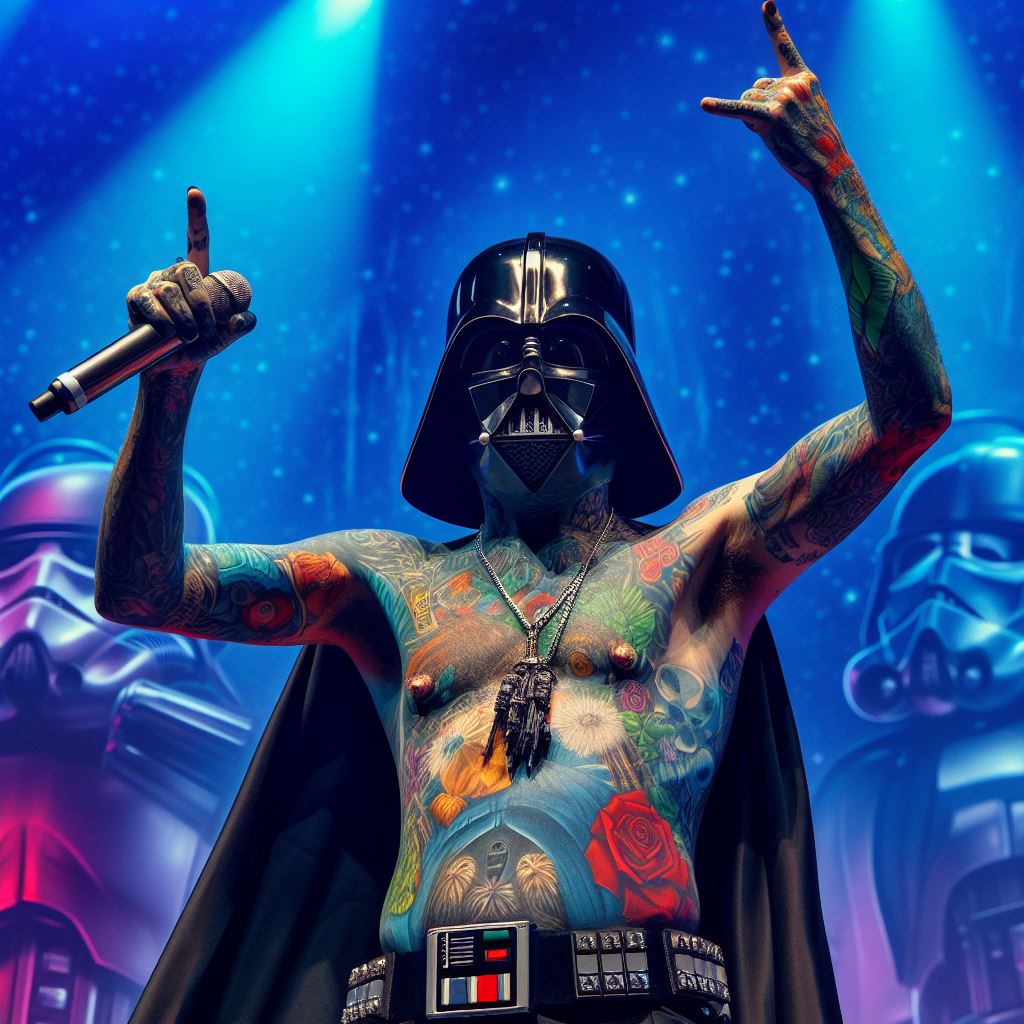 Sam Darth Raver Darth Vader As A Rapper by Picknikker on DeviantArt