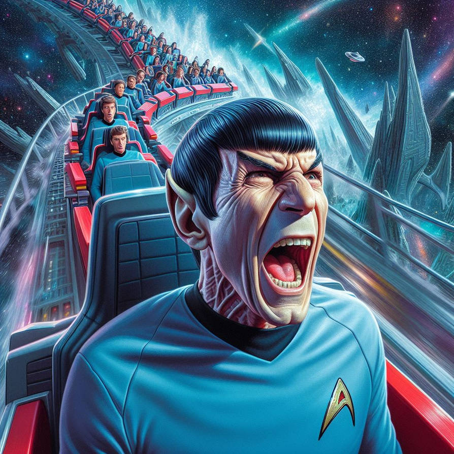 A Rolercoster Mr. Spock in a rolercoster by Picknikker on DeviantArt