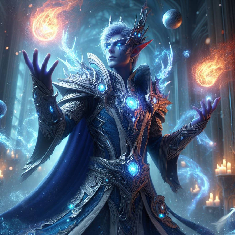 mm - dark elven mage https: creation Images High... Dark Elf, Mage by Picknikker on DeviantArt