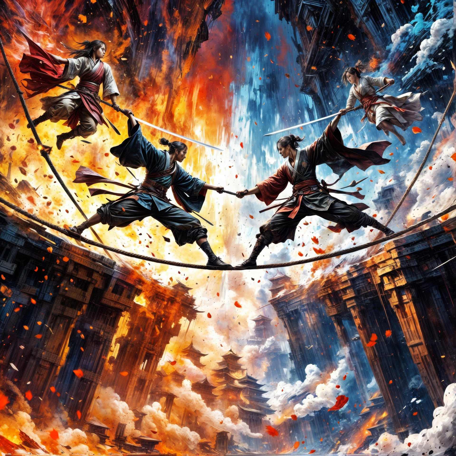 Tableau Battle Deviantart Battle - Enhanced by Picknikker on DeviantArt
