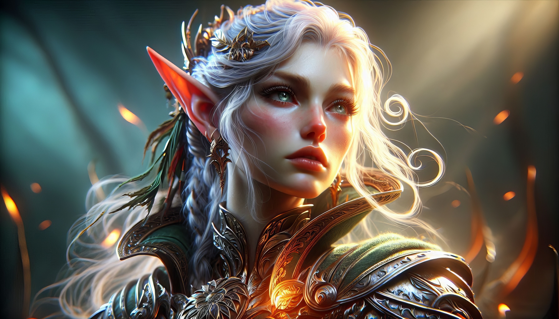 Elf Computer Background Elf Fantasy Desktop Wallpaper by Picknikker on DeviantArt