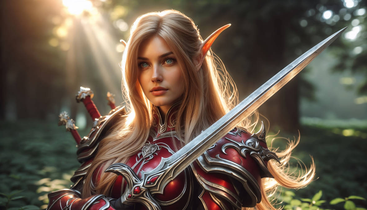 Blood Elf Desktop Wallpaper by Picknikker on DeviantArt