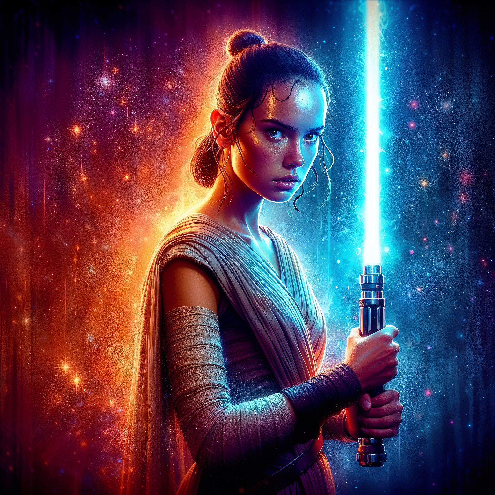 Rey which side do oyu choose by Picknikker on DeviantArt