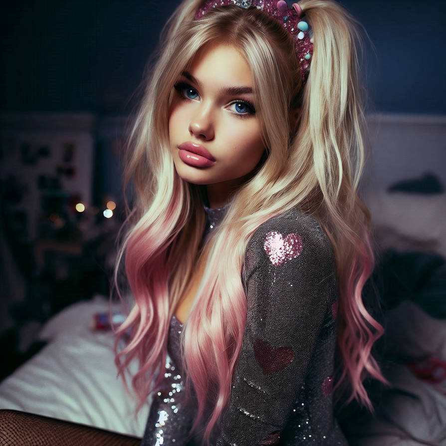 blonde girly by Picknikker on DeviantArt