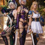 Ivy, Tira and Sophitia, Soul Calibur cosplay