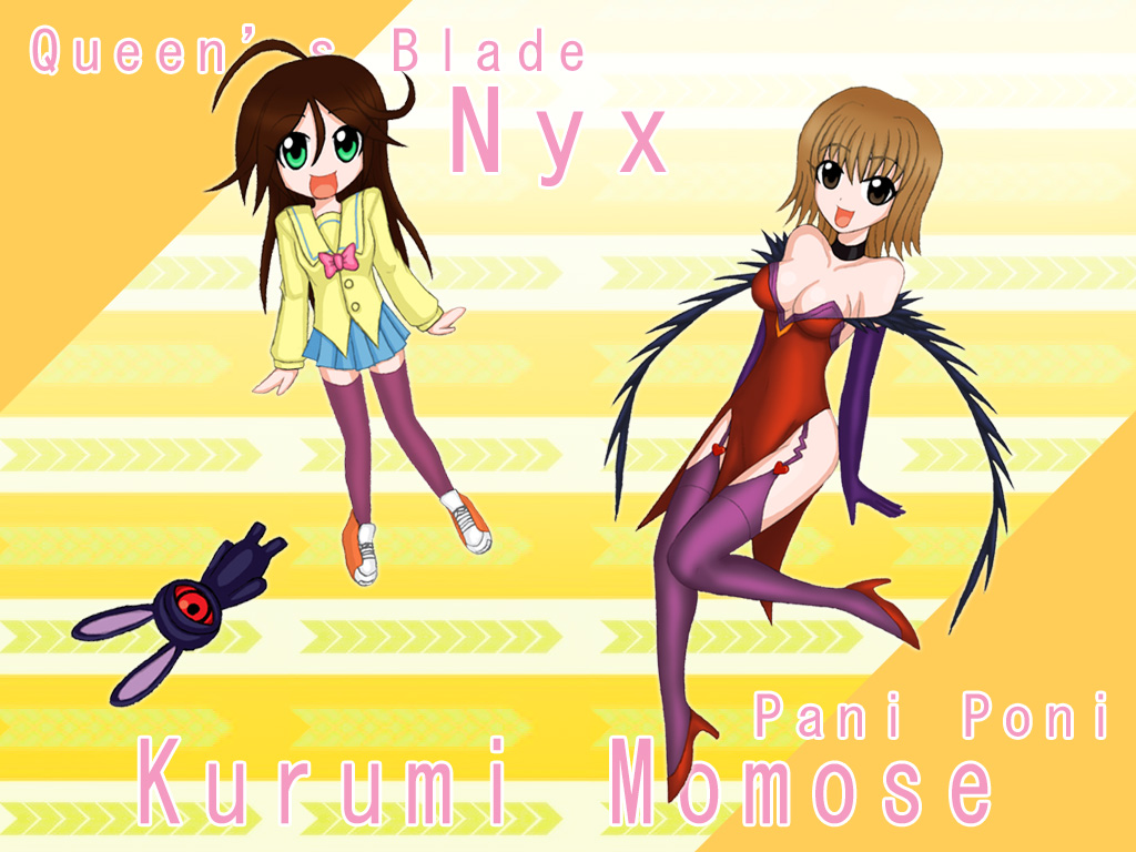 Nyx and Kurumi Momose