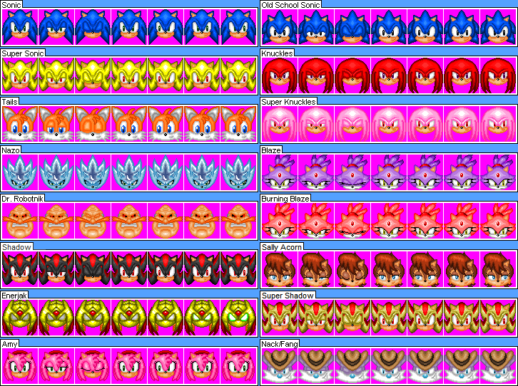 Improved Sonic Crackres sprites by MCTravisYT on DeviantArt