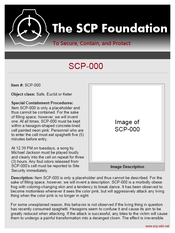 SCP Foundation ID Card Template by generalpurposegeek on DeviantArt