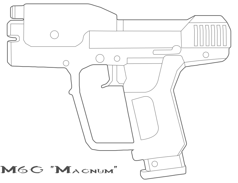 M6G Magnum - Halo 3/Halo: Reach