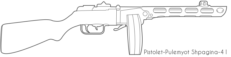 PPSH-41 Submachine Gun