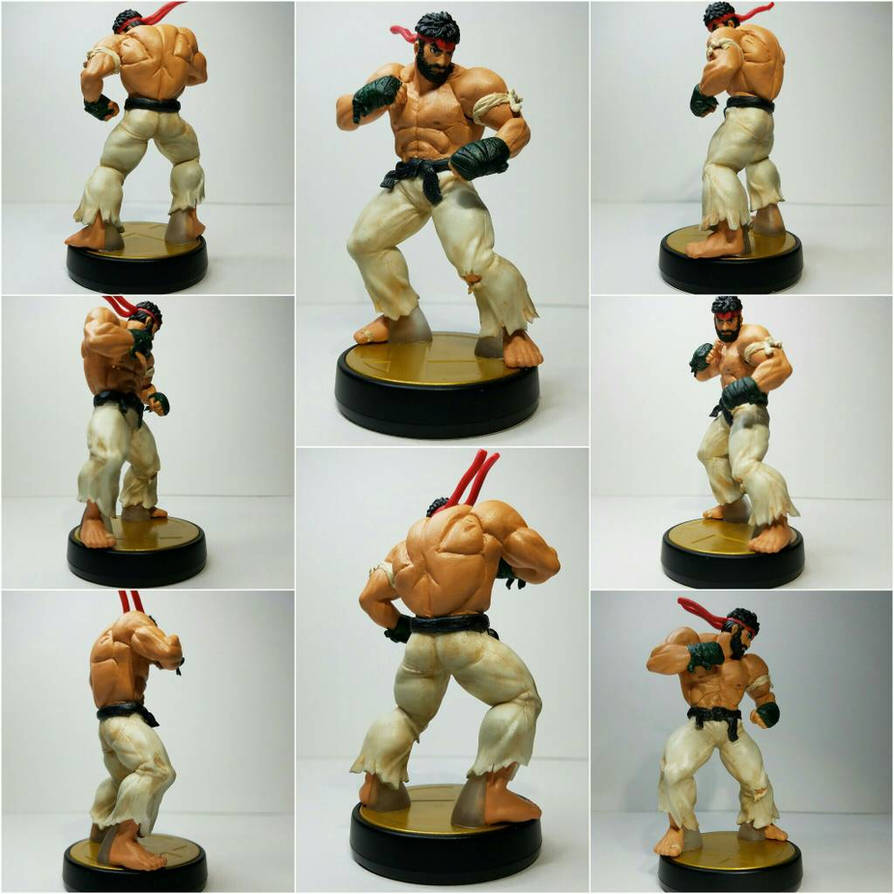 Custom Hot Ryu Amiibo by Aubrey891 on DeviantArt
