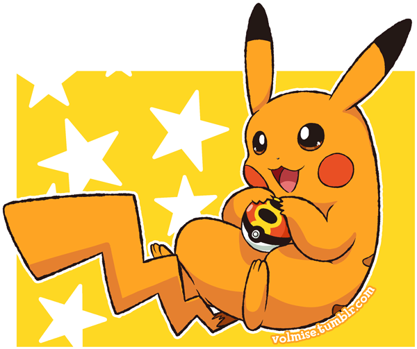 Shiny Pikachu line fixed by Wildcat1999 on DeviantArt