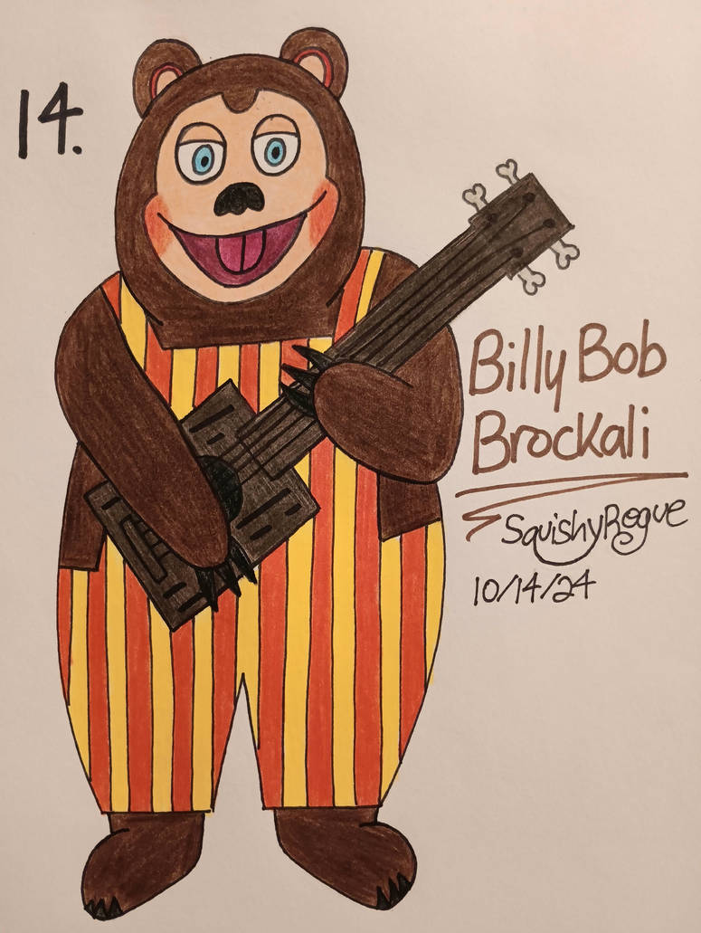 Beartober Day 14: Billy Bob Brockali by TheSquishyRogue on DeviantArt