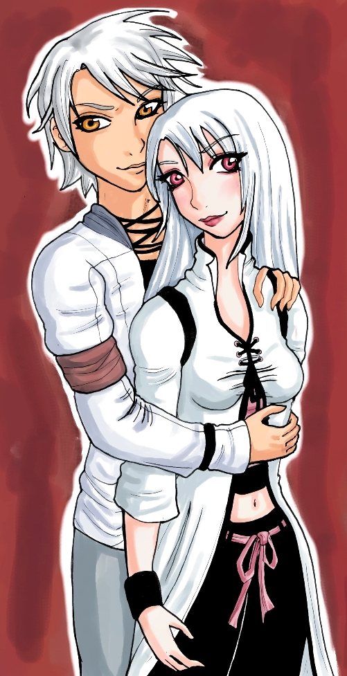 Rei and Shi coloured