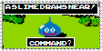 A Slime Draws Near Stamp