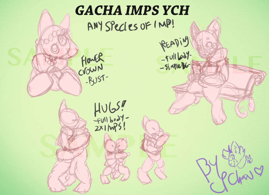 -AUCTION- Gacha Imp YCH [CLOSED]