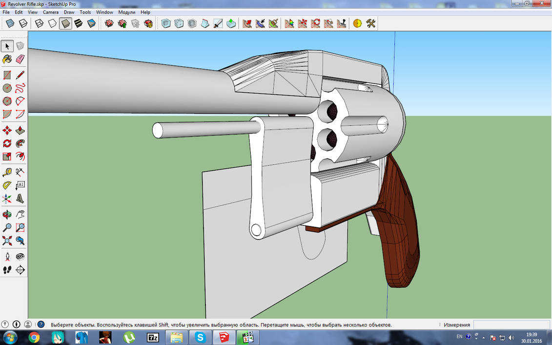 Revolver rifle for MMD WIP2 by MasterOfHelium on DeviantArt