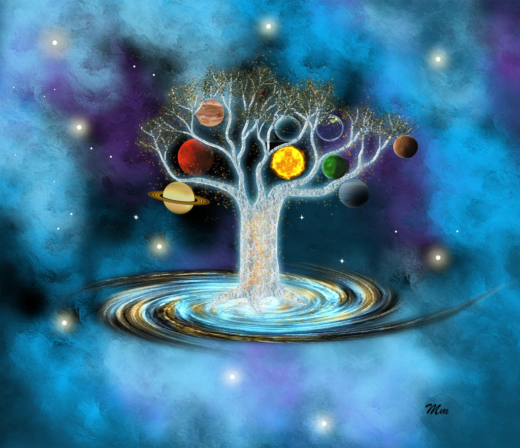 Galaxy Tree Model Galaxy tree by marinaawin on DeviantArt