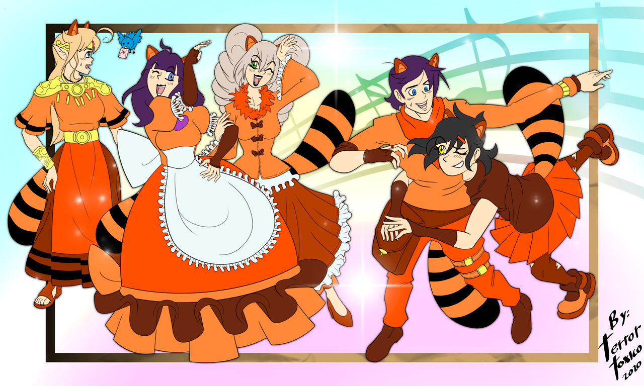 Tanooki Party! by TerrorToxico1 on DeviantArt