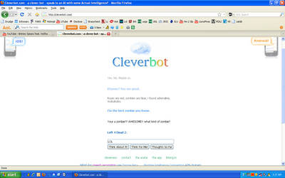 Cleverbot: zombie from L4D2??