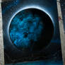 Blue moon(space art)