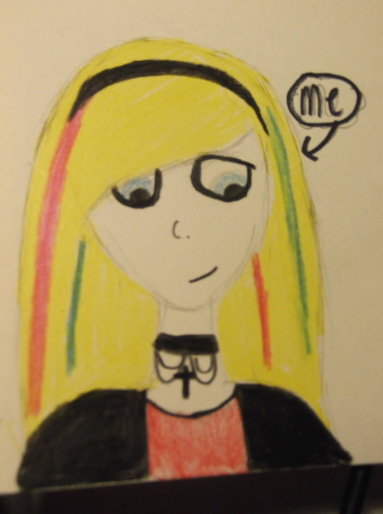 A small cartoon version of me by ImaginationEmily on DeviantArt