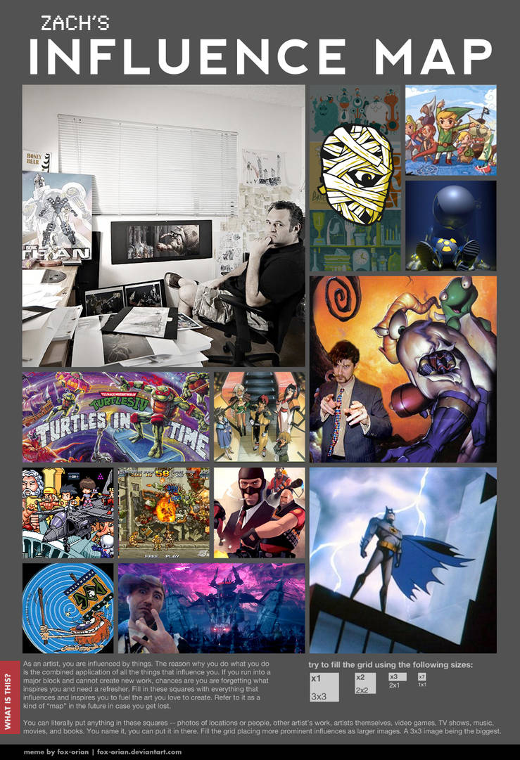 Influence Map by ZaxZero on DeviantArt