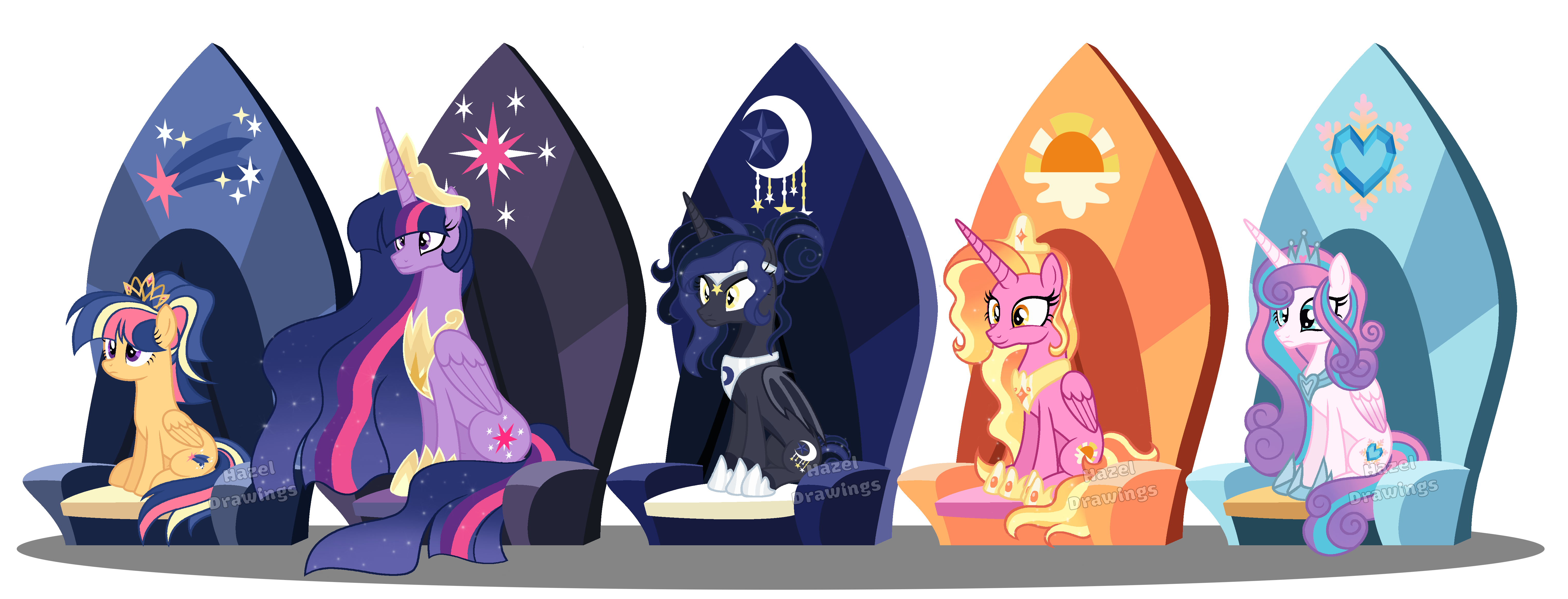 Mlp Rulers MLP Next Gen - The Royals by Hazel-Drawings on DeviantArt