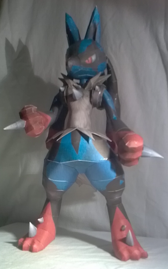 Papercraft Mega Lucario