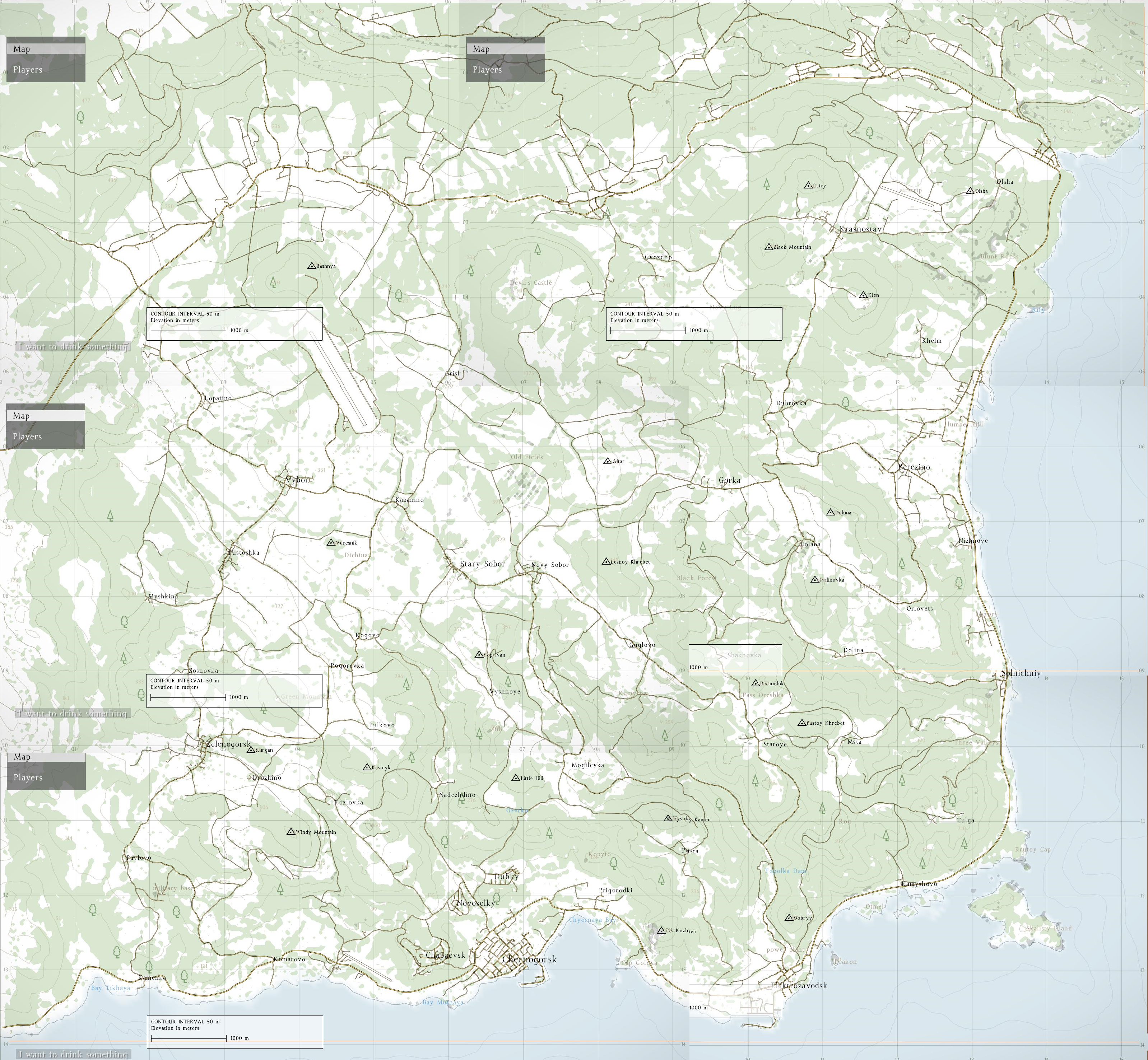 DayZ Standalone Map by MarksmanHun on DeviantArt