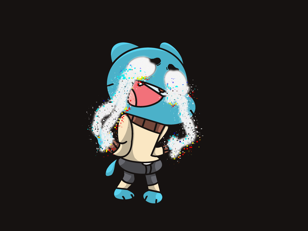 fnf x pibby corrupted Gumball but with darwin by 1Pororo on DeviantArt