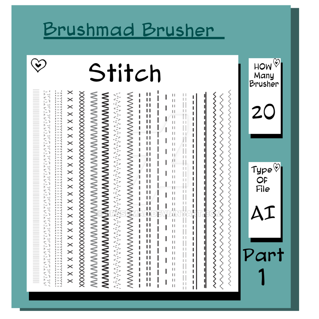Illustrator stitch brush Part 1