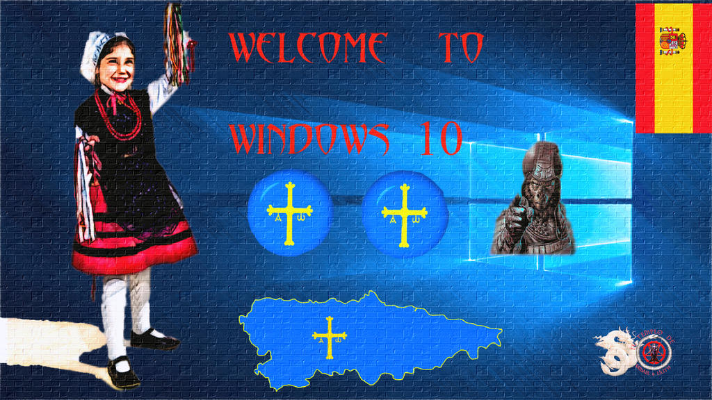 Windows 10 Spain+Asturias by TemploSamaelyLilith on DeviantArt