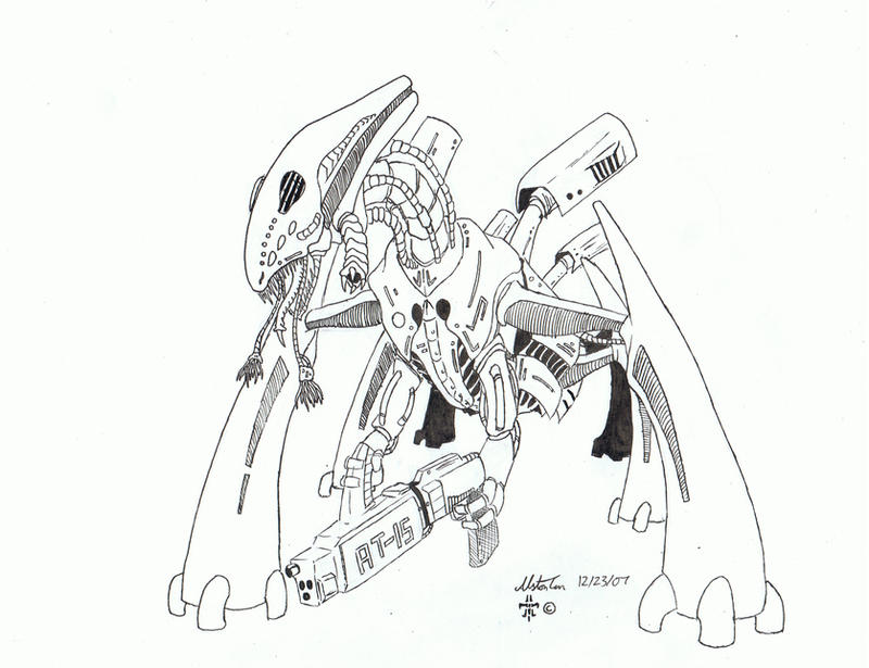 Alien Mech R Scene ALien Mech by chaosenvoy on DeviantArt