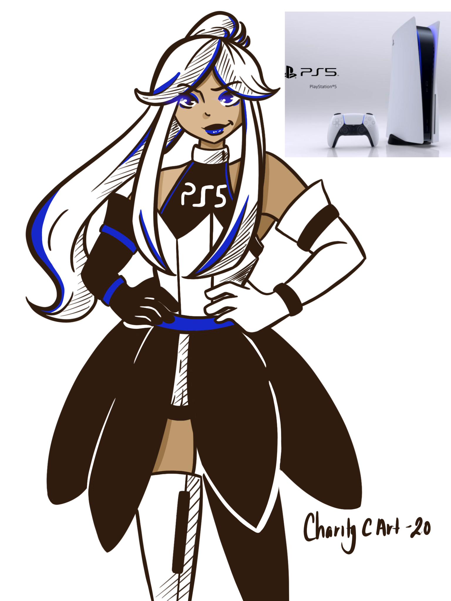 PS5 Character Design by FutureMangakaArt on DeviantArt