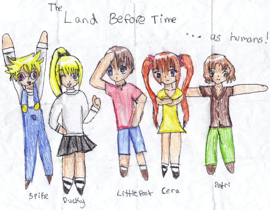 Landmark Humans Deviantart The Land Before Time As Humans by Heroine-ofWinds on DeviantArt