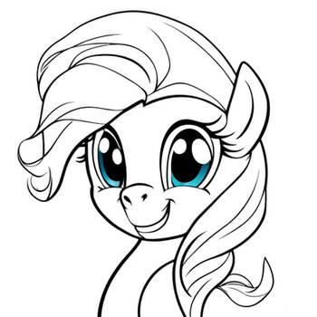 Pony P2U Lineart 1