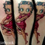 Betty Boop tattoo
