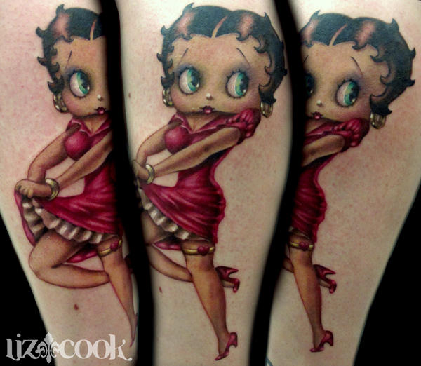 Betty Boop tattoo by LizCookTattoo on DeviantArt